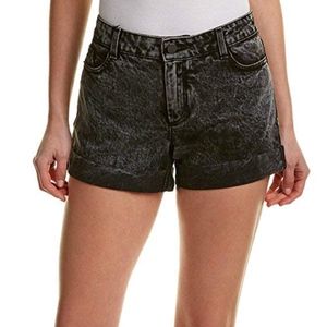 Alice + Olivia Justeen Roll Cuff Grey Deni…